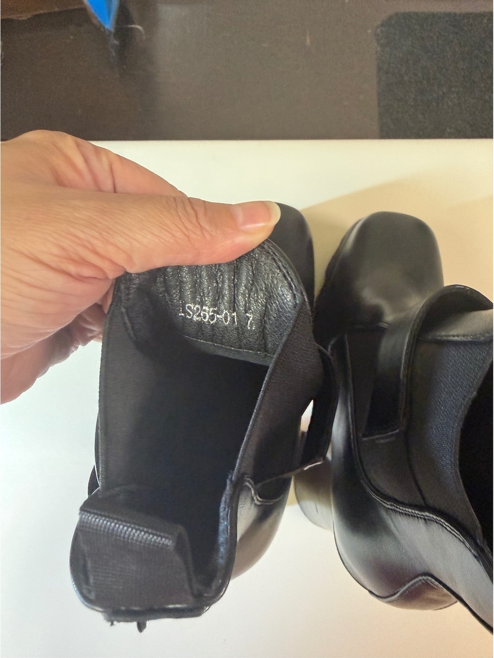 Black Platform High Heel Ankle Boots with Buckle Strap - Picture 6 of 11